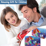 Princess Puzzles for Kids Ages 4-8 60 Pieces - Jigsaw Puzzle for Girls and Boys in Metal Box - Educational Toys for Ages 3-5 (Princess 0677) doovide