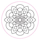 Mandalas Embroidery Transfers (set of 10 hoop designs!) PETER PAUPER PRESS