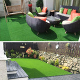 Artificial Grass Turf Lawn-5FTX10FT, 0.7" Indoor Outdoor Garden Lawn Landscape Synthetic Grass Mat Fake Grass Rug Goasis Lawn