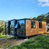 Expandable Prefab Tiny Home 20FT/30FT/40FT – Modular Luxury Container House with Bedrooms, Kitchen & Bathroom – Ideal for Living, Office, or Airbnb (30FT) Generic