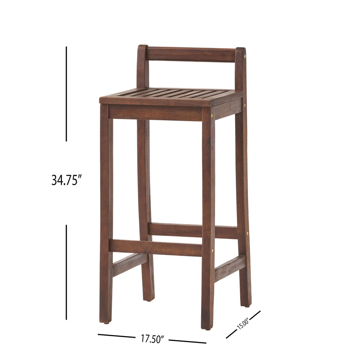 Christopher Knight Home Riviera Wood Barstool, Rich Mahogany Christopher Knight Home