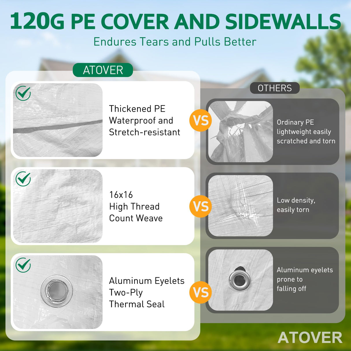 10x30 Party Tent, 2025 Update Outdoor White Tents for Parties, Wedding, Event, Large Canopy Tent with Walls, Big Event Gazebo Tents for Backyard, Garden, 8 Sidewalls ATOVER