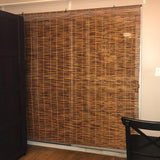 Bamboo Shades for Windows 70% Blackout Shades Blinds 10'' 20'' 26'' 28'' 30'' 34'' 36'' 38'' 42'' 48'' 54'' 60'' 72'' Width Bamboo Blinds Roller Shades for Patio Garden Balcony Cordless (Size : W60x7 Generic