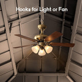 COASTSHADE 12x16 Patio Hardtop Gazebo, Outdoor Gazebo with Spliced Structure for Easy Assembly,Galvanized Steel Metal Double Roof Aluminum Permanent Frame with Netting and Curtains for Backyard Garden CoastShade