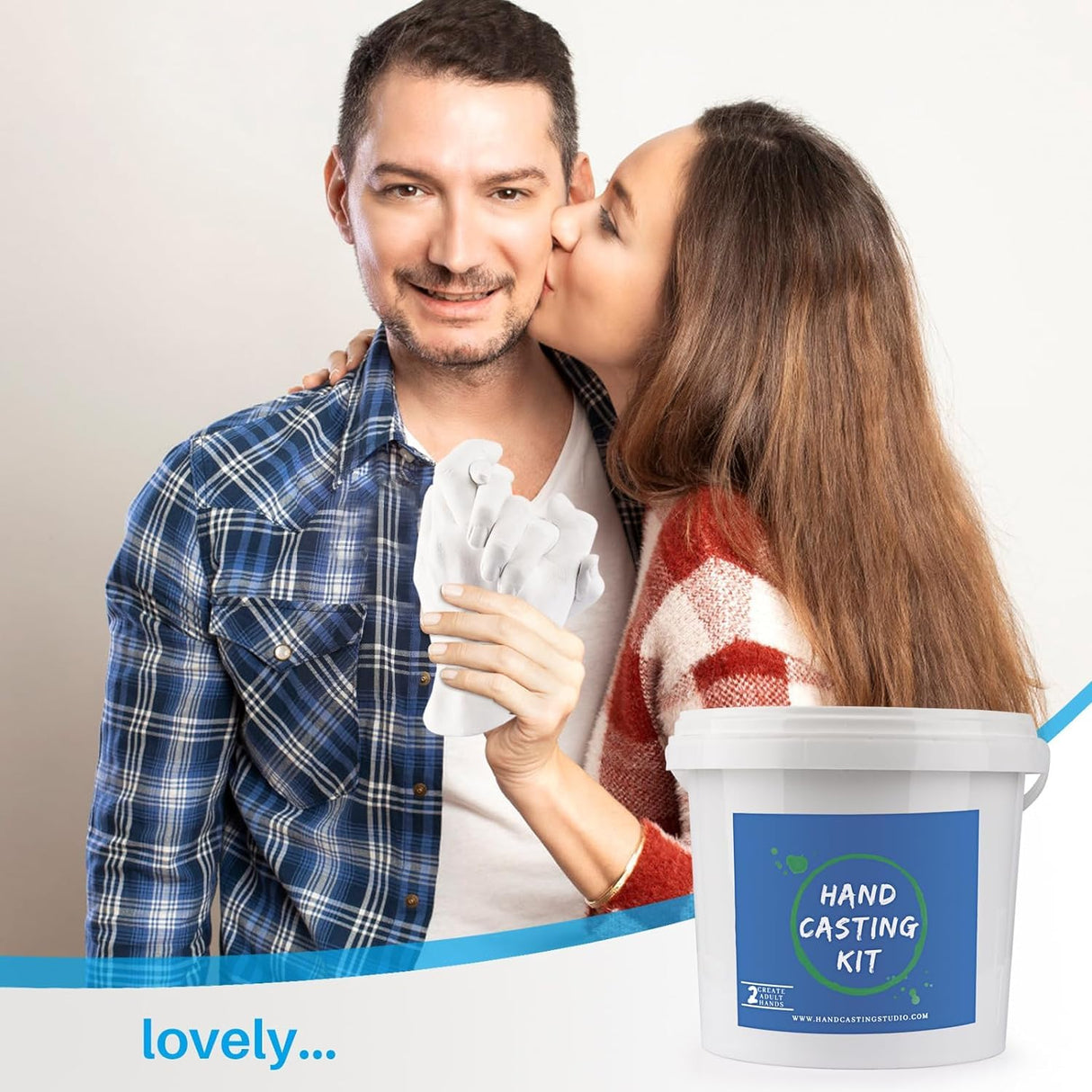 Hands Casting Kit, DIY Plaster Statue Molding Kit & Hand Casting Kits for 2 Adult, Wedding, Friends, Anniversary, Hand Hold Casting Kit for Holiday Activities and Perfect for Couple Gift Ideas Godora