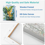 2 Pack Paint by Numbers with Frame,Plants Paint by Numbers Kit for Adults,Plant Painting by Numbers for Beginner on Canvas,Easy Oil Painting Arts Gift Crafts Kits for Home Wall Decor 8x8inch YarnWhimsy