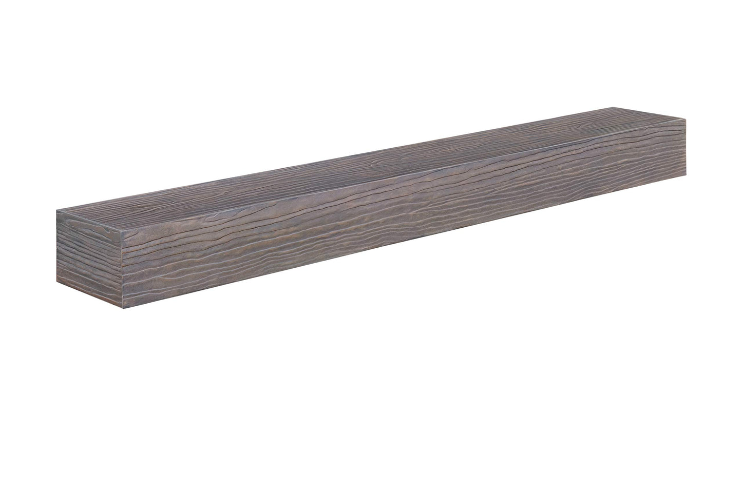 Pearl Mantels NC-72 LITRIVER Zachary Non-Combustible Natural Wood Look Shelf, 72", Little River Finish