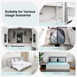 Novilla Memory Foam Mattress Topper Twin - 3 Inch Cooling Gel Infused Memory Foam | Slow-Rebound Pressure Relief | CertiPUR Certified | Comfort for Sleeper Sofa, RV, Camper, Dorm Room Novilla