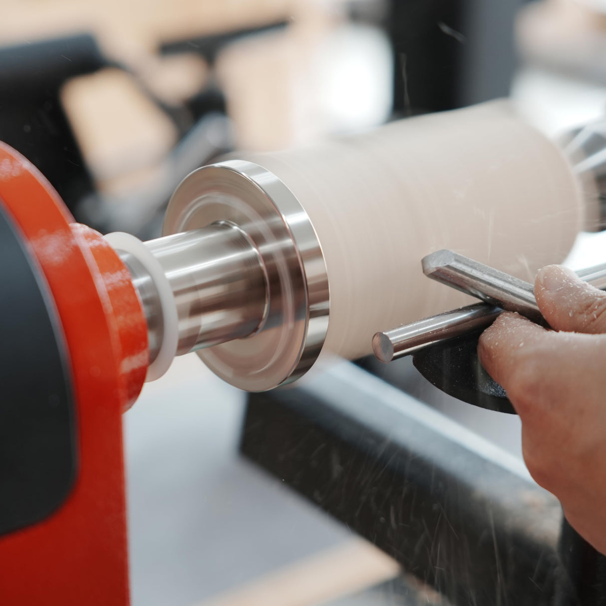 BMWOOD Woodworking 3" Lathe Faceplate with Screw Chuck, Two nylon washers for 1" x 8TPI Spindle Woodturning Lathe. BMWOOD