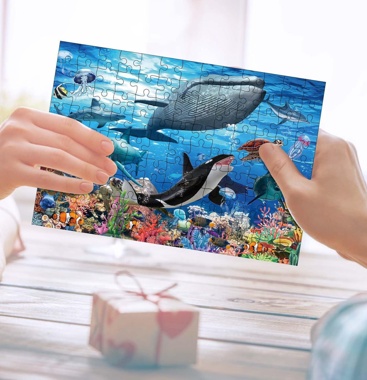 HEIPINIUYE 24 Puzzle Saver Sheets Peel and Stick, Preserve 4 × 1000 Pieces Jigsaw Puzzles, Puzzle Glue Sheets for Easy Framing of Finished Puzzles HEIPINIUYE