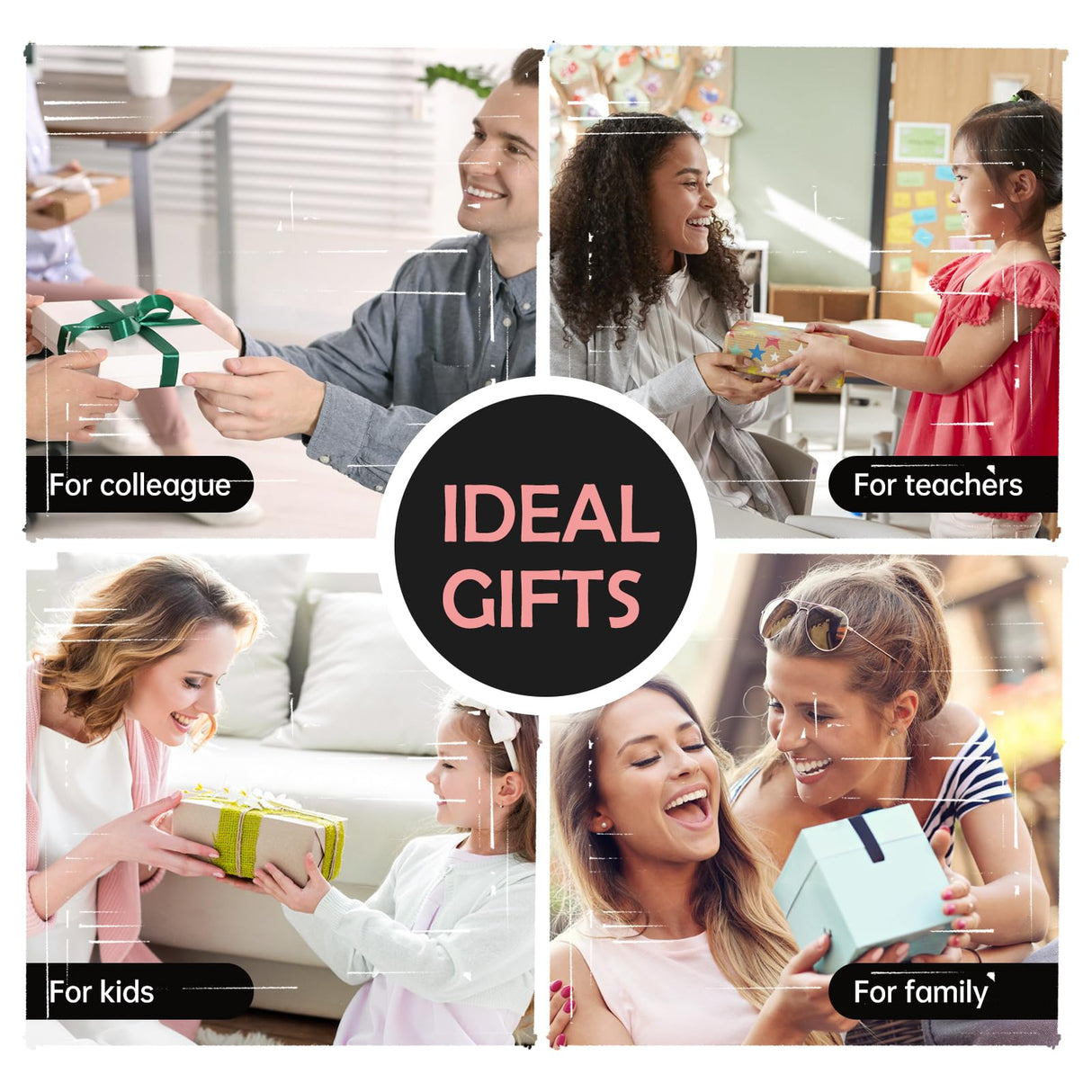 INCOK Skull Diamond Art Bookmarks - 6 Pcs DIY Diamond Painting Corner Bookmarks Kits Double Side Art Craft Supplies Birthday The Day of Dead Gift for Adults Beginners Book Lovers Skull Lovers Mexicans INCOK