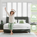 Novilla Queen Mattress, 8 Inch Memory Foam Mattress for Pressure Relief & Comfort Sleep, Medium Firm Feel with Motion Isolating, Queen Mattress in a Box, White Novilla