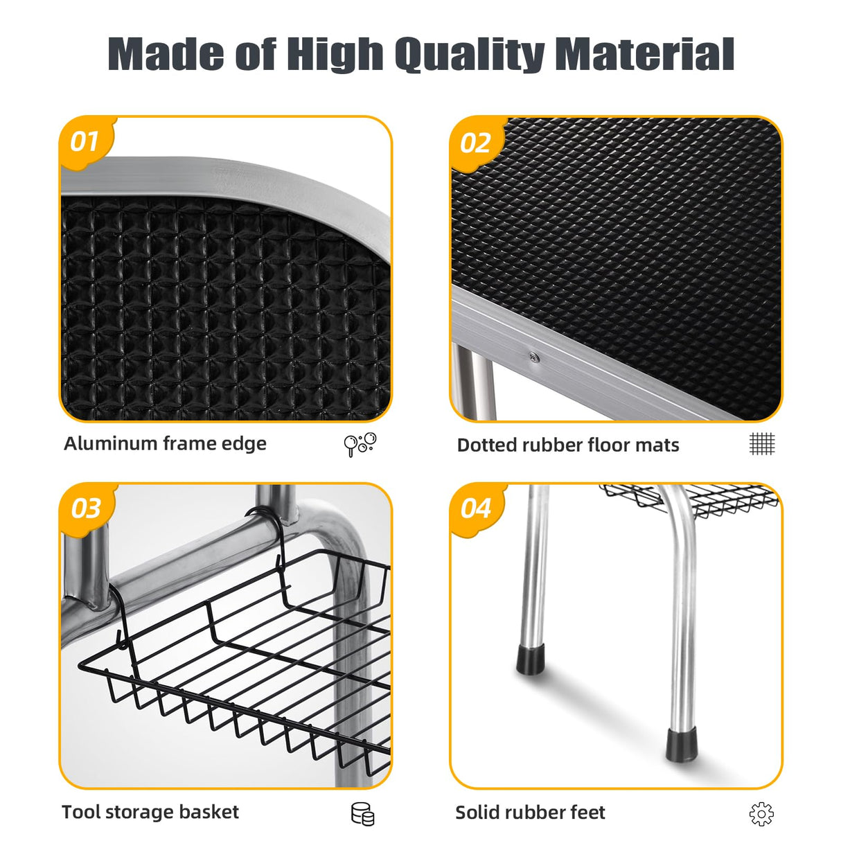 IRCPEN 42" Pet Grooming Table Collapsible Dog Grooming Table, Adjustable Height Dog Bathing Station, Portable Dog Grooming Table IRCPEN