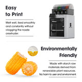 eSUN Silk Magic PLA Filament 1.75mm, Shiny Silk Dual Color Co Extrusion 3D Printer Filament, 1KG (2.2 LBS) Spool 3D Printing Color Change Filament for 3D Printers, Blue Silver eSUN