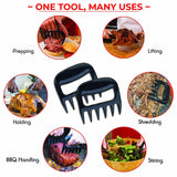 Meat Claws for Shredding. Santa's BBQ Claws. Funny Stocking Stuffers for Men Dads Grillers, Boss Boyfriend Christmas Gift Box. Barbecue Pulled Pork Shredder Funny Grill Tool Pelto Kitchen Gadget Pelto