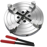 Wood Lathe Chuck 6 inch 4 Jaws Self-Centering Lathe Chucks Thread 1 x 8TPI Lathe Chuck,4 Jaw Chuck for Wood Lathe HAowosi