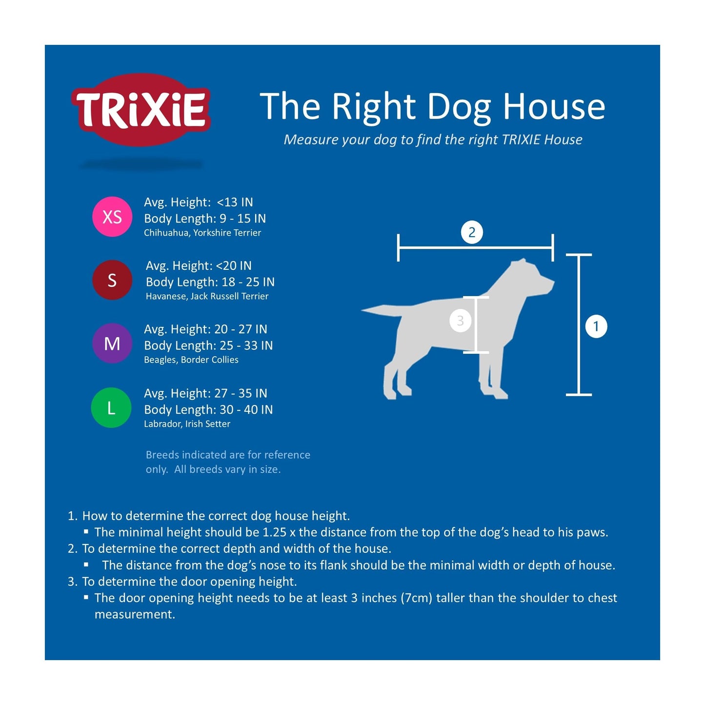 TRIXIE Natura Barn Style Dog House – Dog House for Medium Dogs with Weatherproof Sealer & Peaked Roof, Wooden Dog House with Adjustable Legs for Small to Medium-Sized Dogs – 41 x 27.75 x 36 i - WoodArtSupply