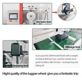 Luggage Wheels Replacement Kit 50mm x 12mm, Suitcase Replacement Wheels with Black Screws Axles Bearings, Repair Suitcase Caster Set for Trolley Bag Travel (8PCS) FLIHONST