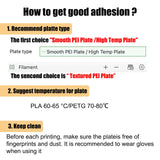 RETUXEP 3D Printer PEO PET Bambu Labs Build Plate for Bambu Lab X1C/X1/X1E/P1P/P1S/A1,Diamond PEO+Carbon Fiber PET Spring Steel Sheet Plate 257x257mm Flexible Bambu A1 3D Printer Plate RETUXEP