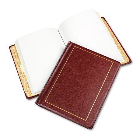 Wilson Jones Corporate Minute Book, Letter Size 8.5 x 11 Inches, 125 Pages/250 Sides, Red (W0396-11) Wilson Jones