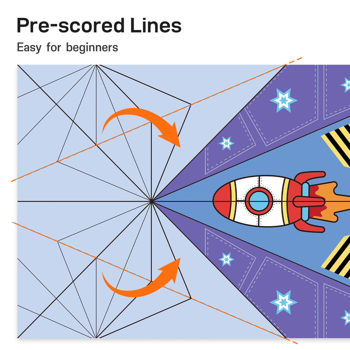 Leven DIY Paper Airplane Book, 16 Creative Folding Paper Planes with 48 Sheets of Colorful Origami Paper, Arts & Crafts Kit with Video Tutorials – Gifts for Boys and Girls Ages 6–12+ 11 * 8.3 inches Leven