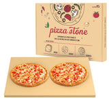 Caprihom Large Pizza Stone 20" x 13.5" Pizza Stone for Grill Rectangular Thick (0.67”) Baking Pizza Stone for Oven Heavy Duty Cordierite Stone, Ideal for Baking Pizzas - Includes Scaper Caprihom