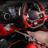 13 Pcs 2-Way Connection Air Nozzle Blow Gun Set, Air Nozzle Kit with 1/4 in Standard Quick Fitting and 8 Air Nozzles, Air Compressor Accessories for Air Inflation and Dedusting SARDVISA