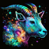 ARTopet 5D Diamond Art Painting Kits Capricorn Diamond Art Painting for Adults Beginners with Accessories DIY Full Round Drill for Home Wall Decor 30x30cm/11.8x11.8in ARTopet