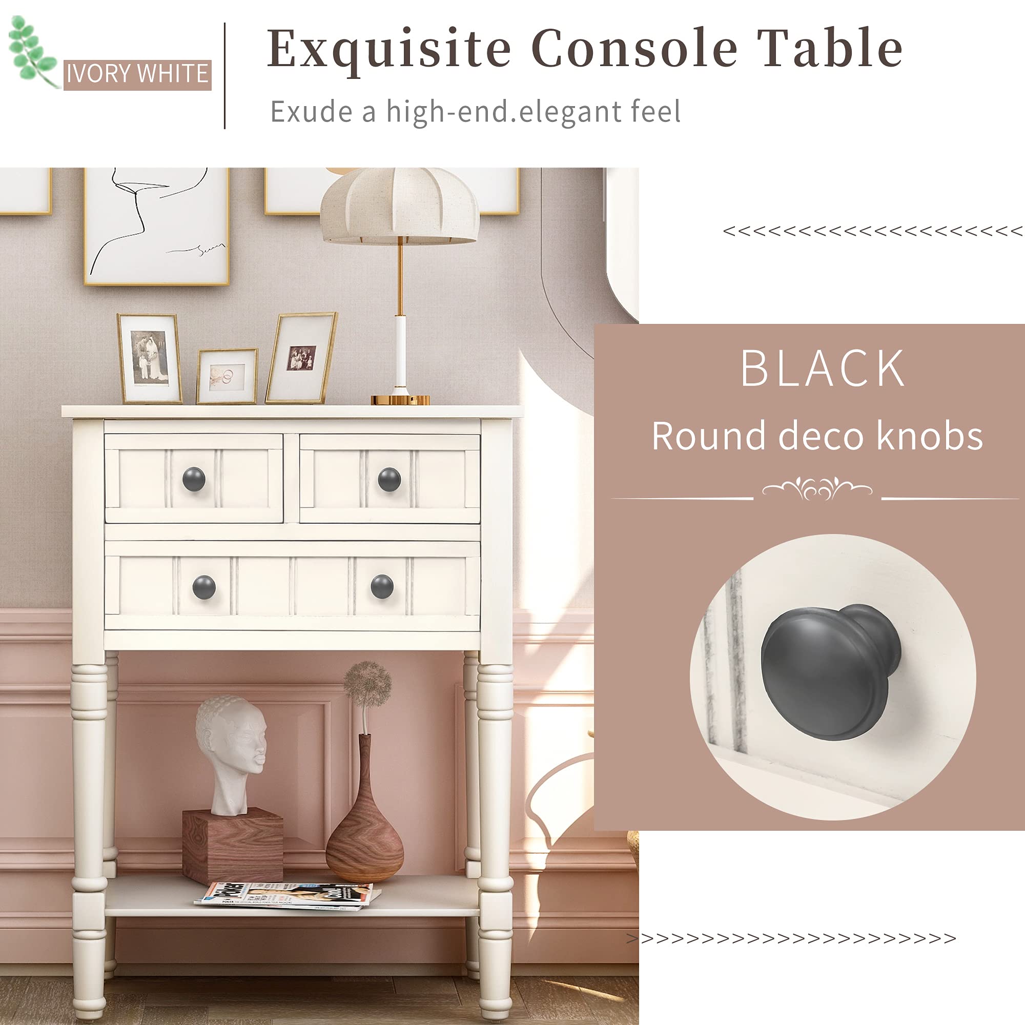 Lasadelgar 24" Small Console Table - Thumbnail 5