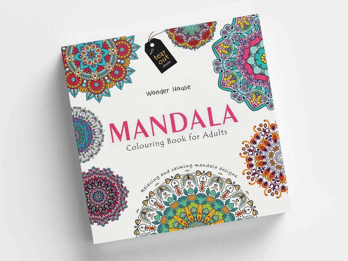 Mandala: Colouring Books for Adults with Tear Out Sheets (Adult Colouring Book) [Paperback] Wonder House Books Editorial Wonder House