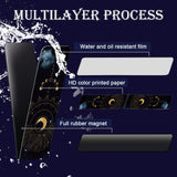 30 Pieces Space Moon Magnetic Bookmarks Galaxy Bookmark Starry Sky Clip in Bookmark Page Book Marker for Kids Teens Students Teachers Reading School Library Office Accessories, 10 Styles Sinmoe