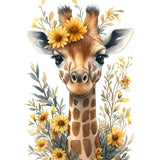 Auremi Diamond Art Painting Kits for Adults, 5D Giraffe Diamond Painting Kits for Adults Beginners DIY Full Drill Animal Diamond Dots Crystal Craft Kits for Home Wall Decor Gifts 11.8x15.7 inch Auremi