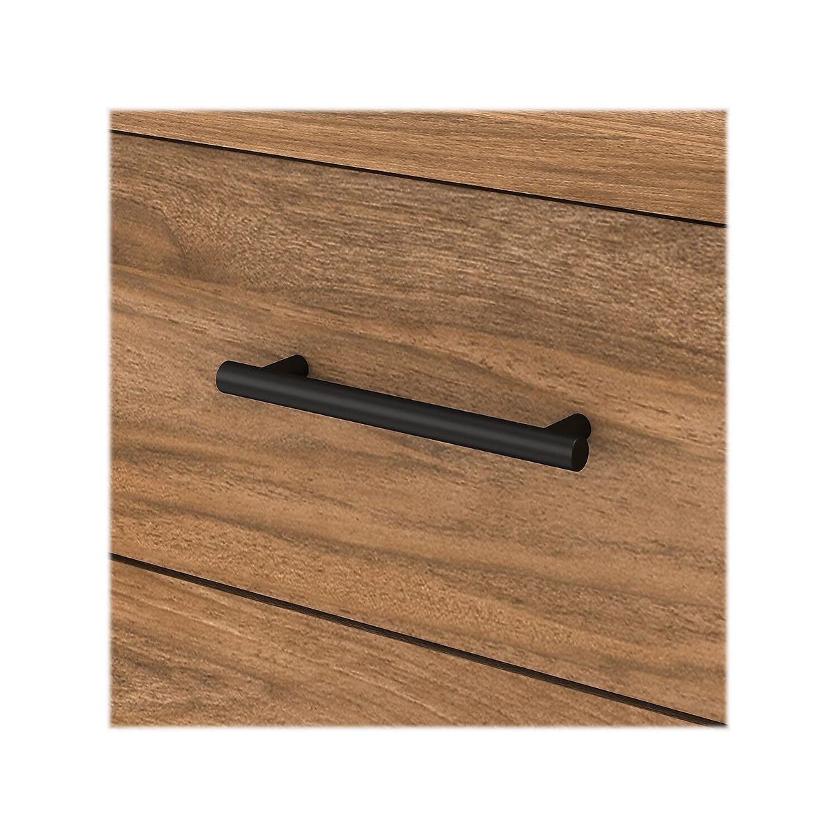 Bush Furniture Somerset Computer Drawers | Office Home Workspace | Large Desk, 72W, Fresh Walnut Bush Business Furniture