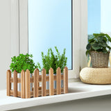 Adnee 2 Pcs Wood Slat Planter Box-Rustic Wood Nesting Crates-Rectangular Wooden Flower Box for Indoor Window Decor Outdoor Patio Lawn Garden Backyard Planter Adnee