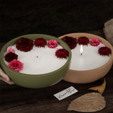 Big Round Bowl Resin Mold 8.2in Large Silicone Container Epoxy Resin Concrete Mold Candle Holder Trinket Box Mold Succulent Plant Pot Bathroom Vanity Tray Mold Storage Craft Making Decoration japleed