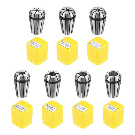 uxcell 7pcs ER11 Spring Collet Set, 1/16" to 1/4" Chuck for CNC Machine Lathe Milling uxcell