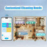 Robot Vacuum and Mop Combo, Self-Emptying, 60-Day Capacity, Schedule, 180mins Runtime, Home Mapping, Wi-Fi/App/Alexa/Remote, Robotic Vacuum Cleaner for Pet, Hard Floors, Carpet FIXR