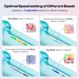 Caydo Bead Spinner with Bead Board, G1 Electric Channel Bracelet Jewelry Spinner Kit for Bracelets Designing and Making, Suitable for Pony Beads, Seed Beads, Round Glass Beads Caydo