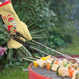 Miracu Funny Oven Mitts, Presents for Chefs, Funny Cooking Gadgets, BBQ Oven Mitt - Unique Gifts for Cooks Dad Brother Him, Manly Valentines Housewarming Grilling Kitchen Chef Gifts for Men Who Cook Miracu