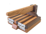 Central Coast Woodworks Tortilla Press - Red Oak & Walnut- 8 inch Wooden Tortilla Press, Hardwood Tortilla Maker, Square Wood Flour Tortilla Press for Mexican Tortillas Roti Burrito, Tacos, Patacones Central Coast Woodworks