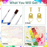 Landscape Paint by Numbers Kit for Adults, Mountain Paint by Numbers for Adults, DIY Adult Stress Relief Painting Art Crafts for Home Decoration 16 x 20 Inch Aestalrcus