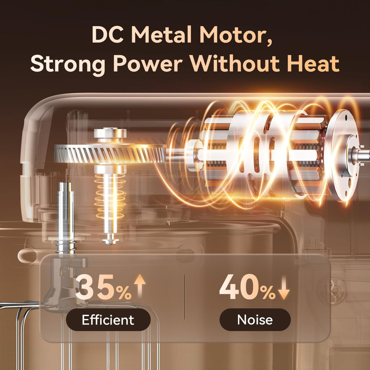 Neretva Stand Mixer, [6.34QT& 6-Speed& 400W] Mixers Kitchen Electric Stand Mixer Lightweight& Large Capacity& LED Display Kitchen Mixer with Whisk, Flat Beater, Dough Hook Neretva