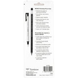 Tombow 61002 Mono Drawing Pencil, Combo Pack with Zero Eraser, Graphite 6-Pack, Black, 0.5mm Tombow