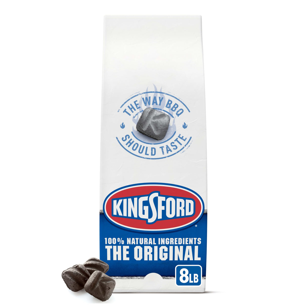 Kingsford 32071 Original Charcoal Briquettes, 8 lb, Black Kingsford