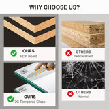 DoCred Display Cabinet with Glass Doors, 63" H Figurines Glass Display Case with 6 Color Lights, 4-Tier Curio Cabinet for Collectibles & Bedroom Living Room Office Storage Cabinets, Black DoCred