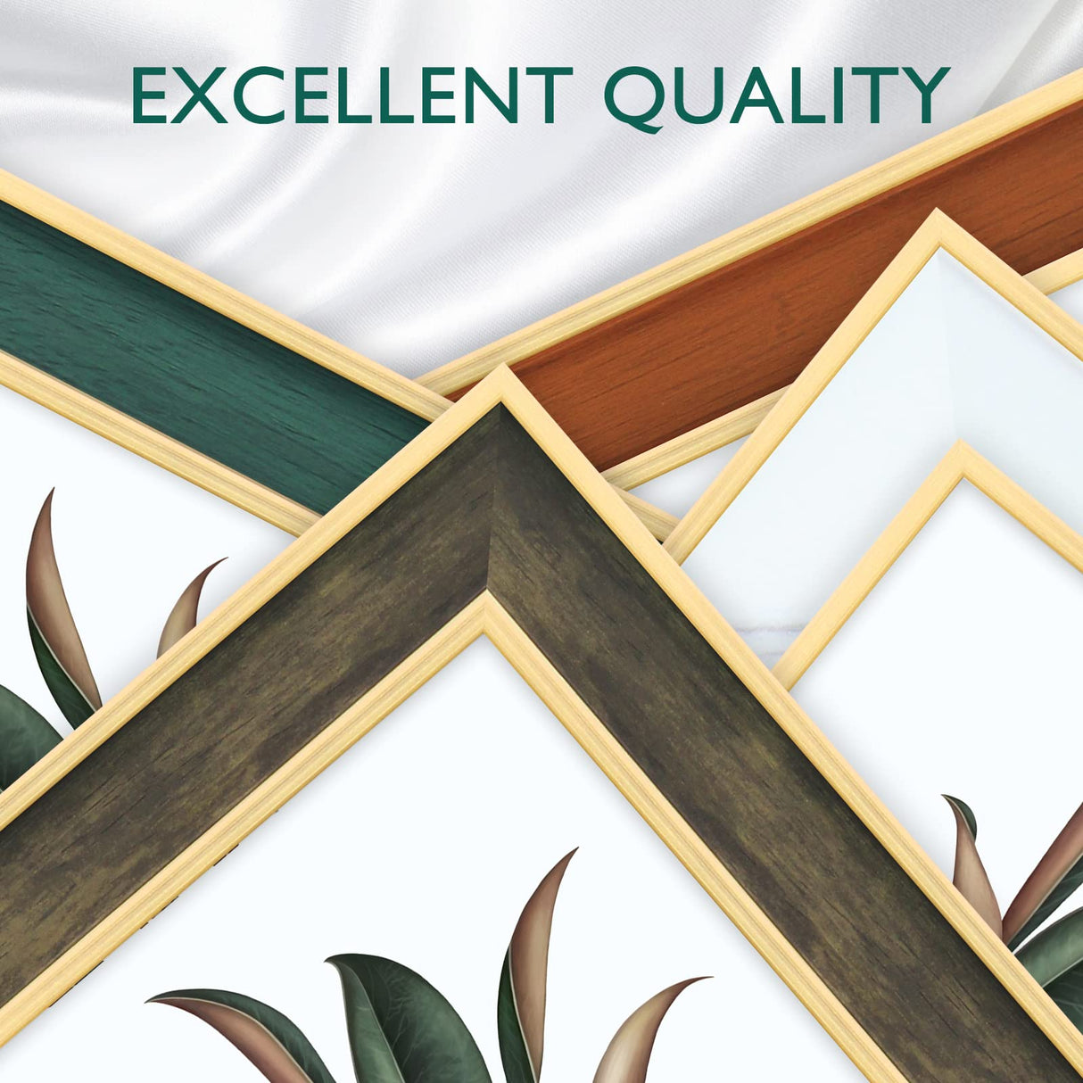 XUANLUO 4x6 inch Picture Frames Set of 4 Modern Style Frame with High Definition Tempered Glass Colorful Decotative Photo Frames for Wall Mount and Tabletop Display Family Wedding Gift XUANLUO