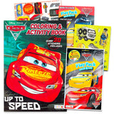 Disney Cars Coloring Book Bundle (Coloring Activity Set Featuring Lightning McQueen) (Blue) Disney