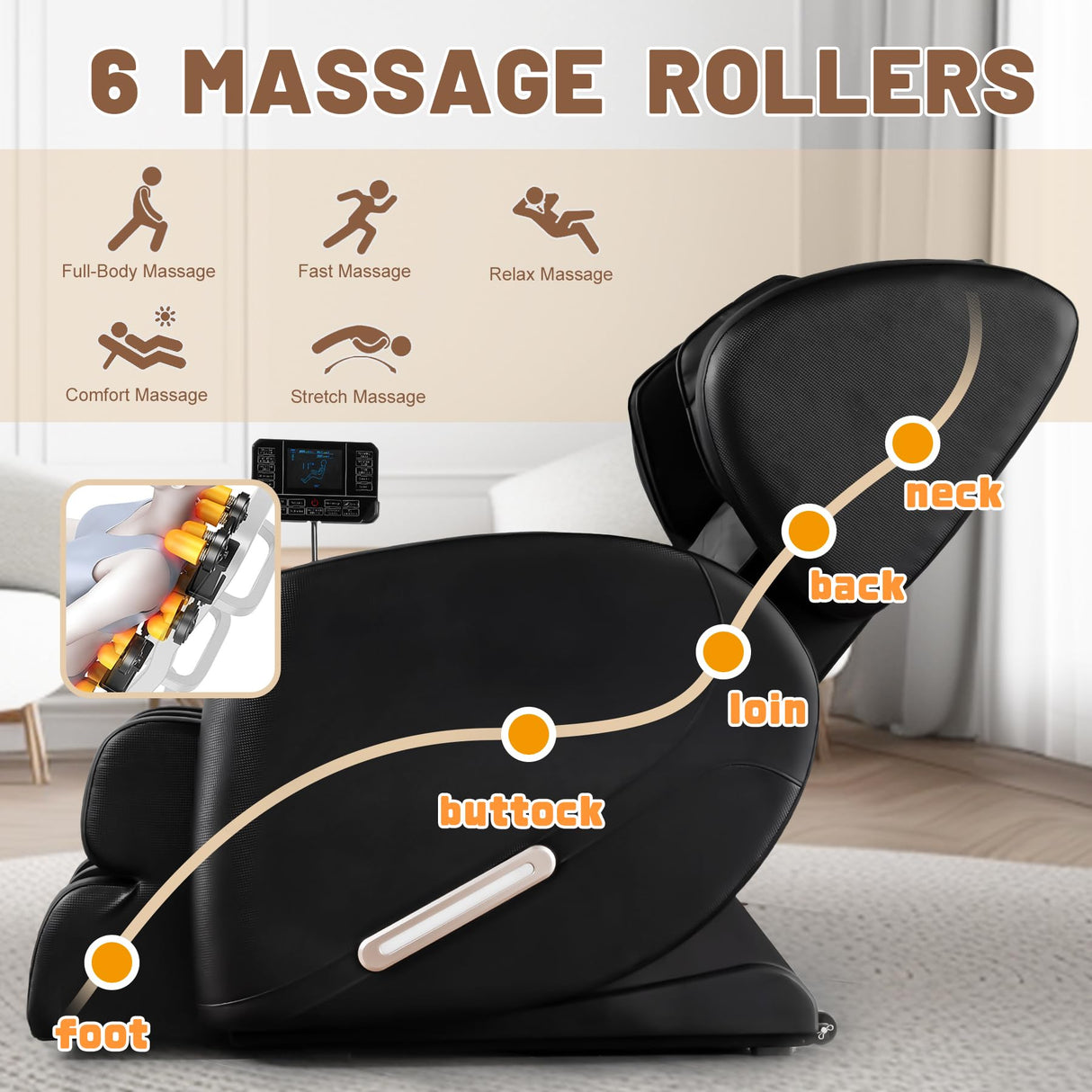 Ball & Cast Massage Chair Ball & Cast