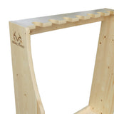 Rush Creek Creations unisex adult Realtree Sporting Floor Reatlree Solid Pine Freestanding 7 Rifle Shotgun Storage Rack Easy Assembly, tan, 0 US Rush Creek Creations