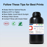 Siraya Tech Cast 3D Printer Resin Best Balance of Easy Burning and Printing Smooth Surface High Resolution Castable 405nm UV-Curing Resin for Jewelry and Metal Parts (Royal Blue, 1kg) Siraya Tech